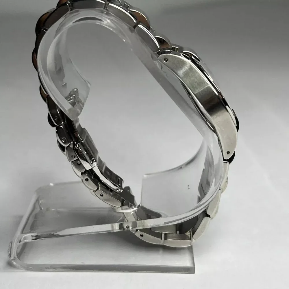 Tissot Glam Steel Watch Mother of Pearl Diamond 28mm Accents T043.010.61.111.00